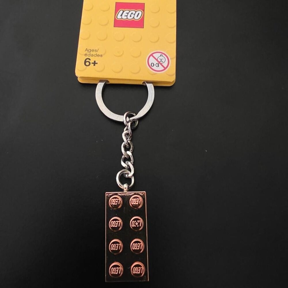 LEGO copper brick keychain